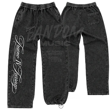 Trueno · Lettering Pantalón Acid Wash