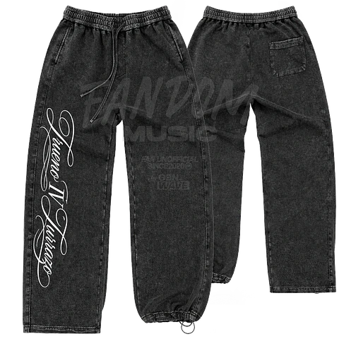 Trueno · Lettering Pantalón Acid Wash