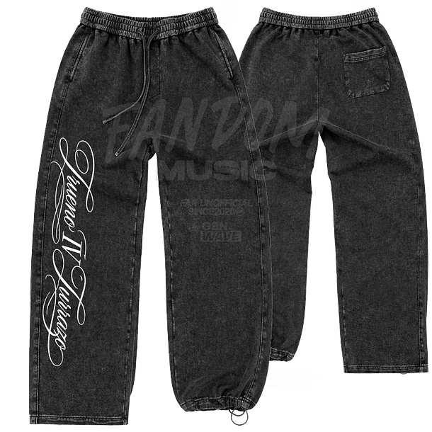 Trueno · Lettering Pantalón Acid Wash 1