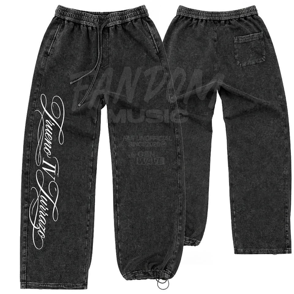 Trueno · Lettering Pantalón Acid Wash 1