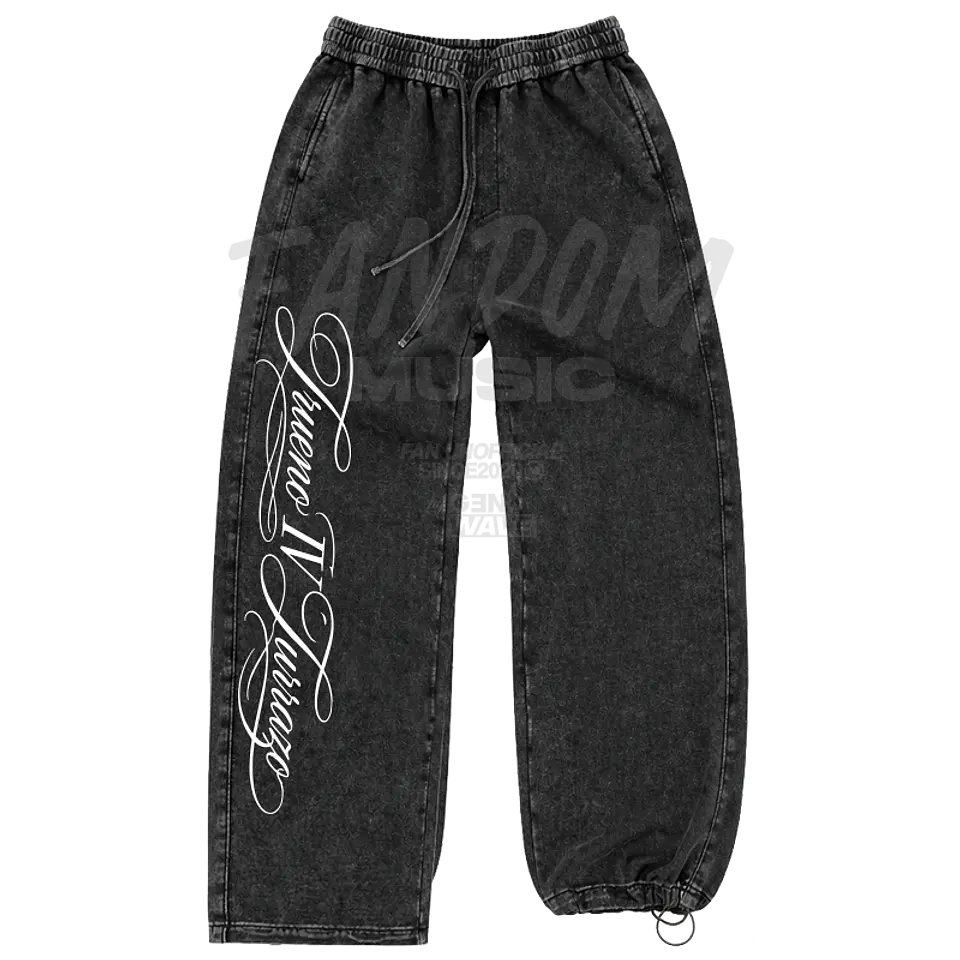 Trueno · Lettering Pantalón Acid Wash 2
