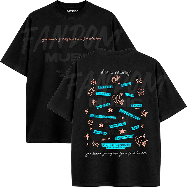 Olivia Rodrigo · Tracklist OVERSIZE 1