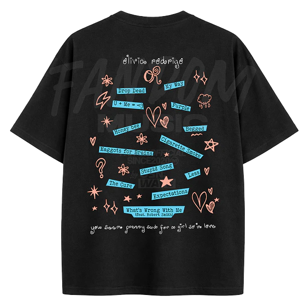 Olivia Rodrigo · Tracklist OVERSIZE 2