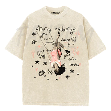 Olivia Rodrigo · YSPSFAGSIL Black Acid Wash