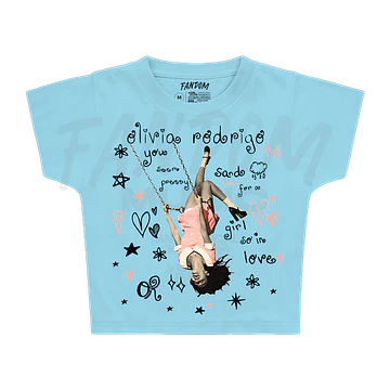 Olivia Rodrigo · YSPSFAGSIL Black BABY TEE