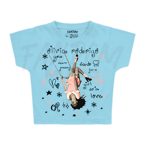 Olivia Rodrigo · YSPSFAGSIL Black BABY TEE