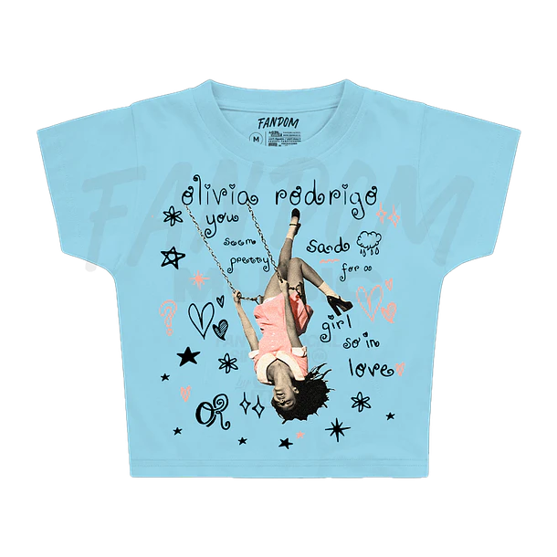 Olivia Rodrigo · YSPSFAGSIL Black BABY TEE 2