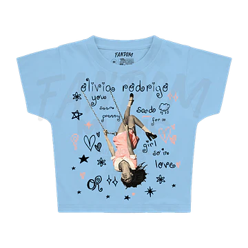Olivia Rodrigo · YSPSFAGSIL Black BABY TEE