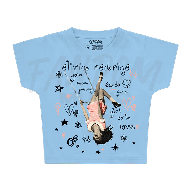Olivia Rodrigo · YSPSFAGSIL Black BABY TEE 1