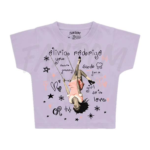 Olivia Rodrigo · YSPSFAGSIL Black BABY TEE 3