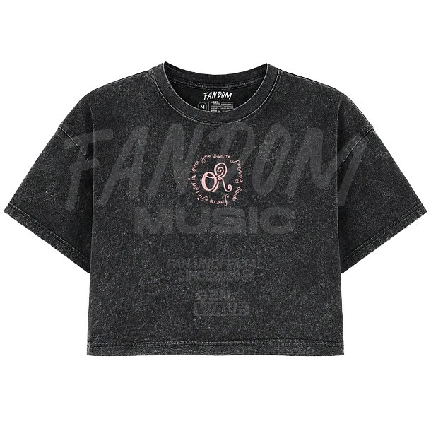 Olivia Rodrigo · R Icon CROP TOP Acid Wash 2