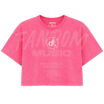 Olivia Rodrigo · R Icon CROP TOP Acid Wash