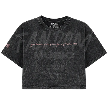Olivia Rodrigo · YSPSFAGSIL CROP TOP Acid Wash