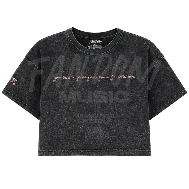 Olivia Rodrigo · YSPSFAGSIL CROP TOP Acid Wash 1