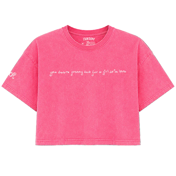 Olivia Rodrigo · YSPSFAGSIL CROP TOP Acid Wash 2