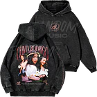 Olivia Rodrigo · Faces Hoodie Acid Wash 1