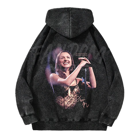 Olivia Rodrigo · Live Hoodie Acid Wash