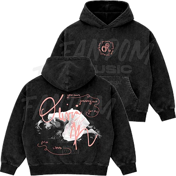 Olivia Rodrigo · Sign Down Hoodie Semi Acid Wash Boxy Fit