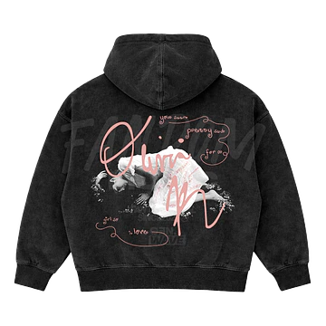 Olivia Rodrigo · Sign Down Hoodie Semi Acid Wash Boxy Fit