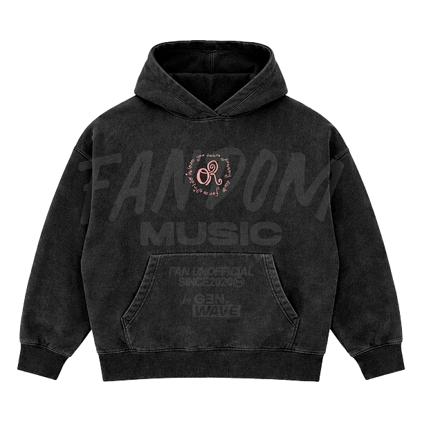 Olivia Rodrigo · Sign Down Hoodie Semi Acid Wash Boxy Fit 3