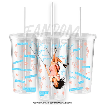 Olivia Rodrigo · Tracklist Vaso Acrílico Transparente
