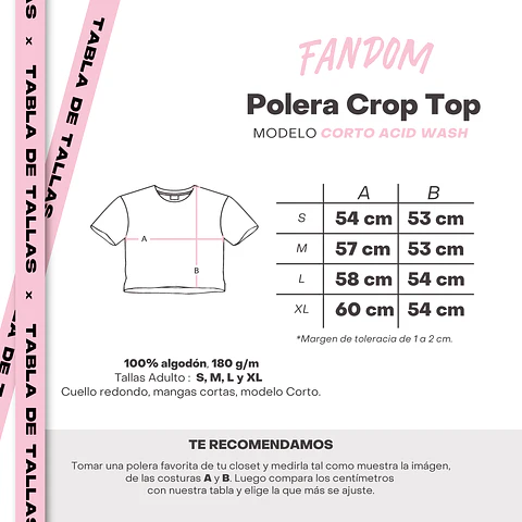 BTS · Arirang CROP TOP ACID WASH