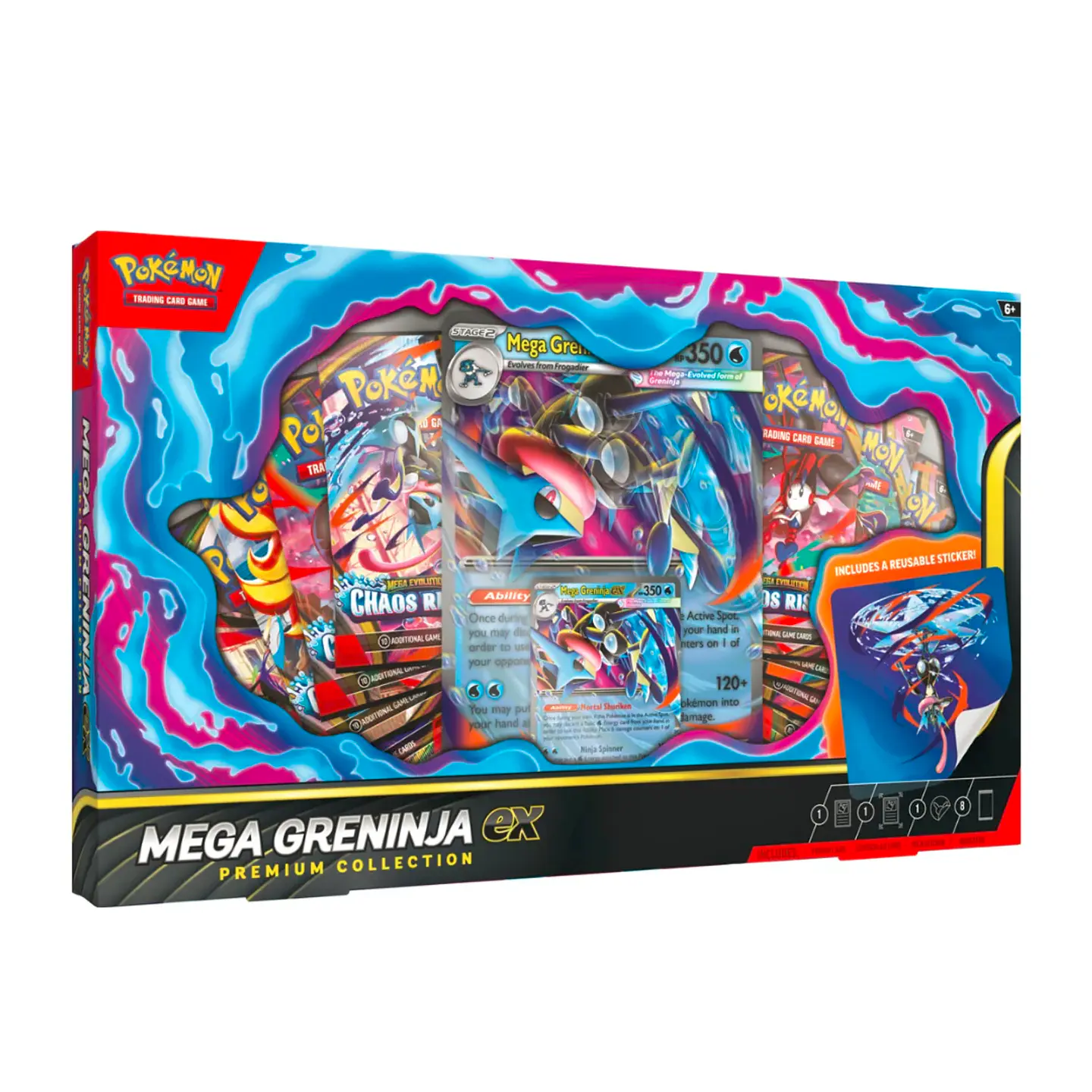 Mega Greninja EX Premium Collection Inglés 1