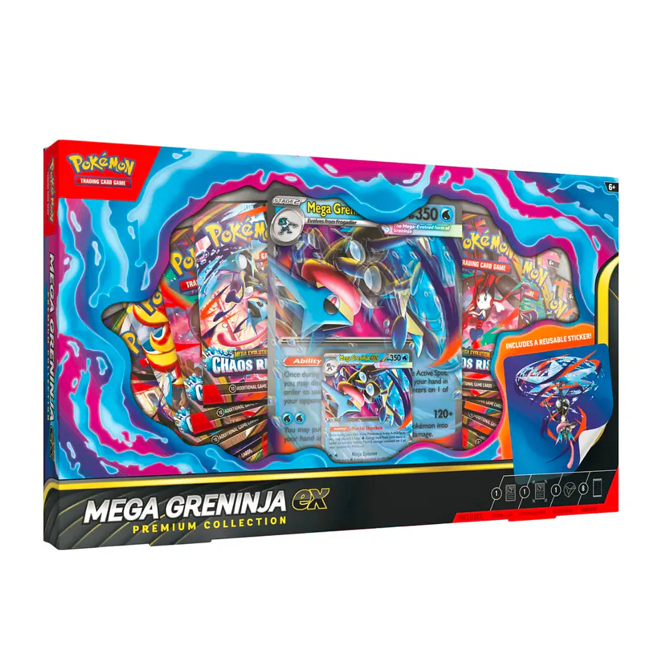 Mega Greninja EX Premium Collection Inglés 1