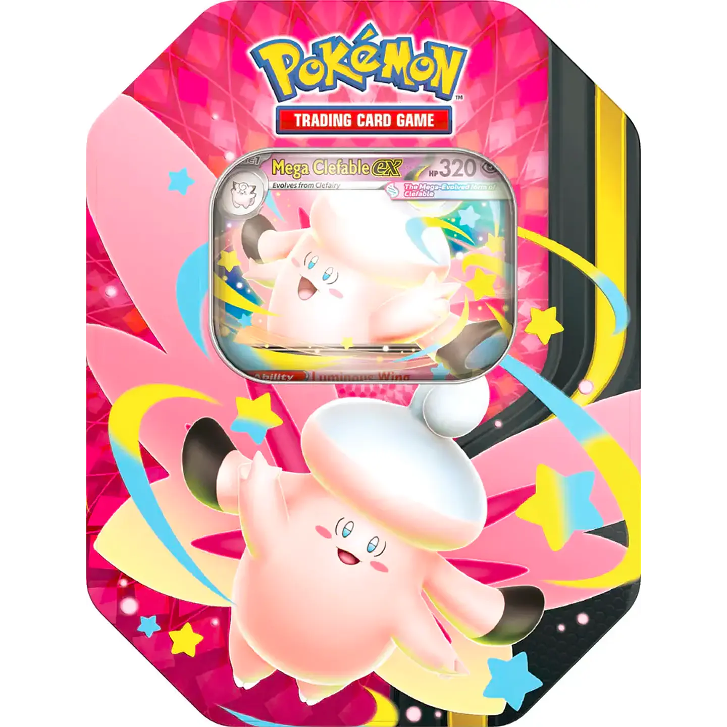 Lata Mega Moonlit Tin Mega Clefable Inglés 1