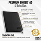 Carpeta Premium TOPDECK 160 Negro - Miniatura 1