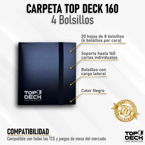 Carpeta TOPDECK 160 Blanco
