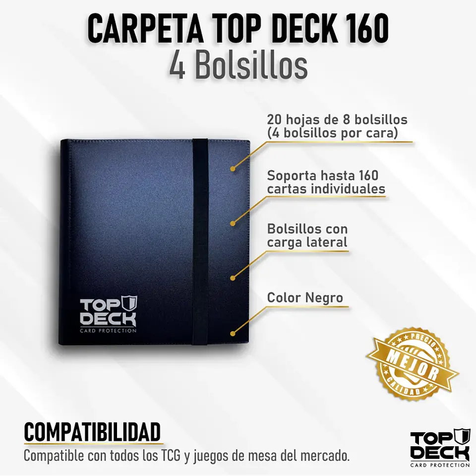 Carpeta TOPDECK 160 Blanco 1