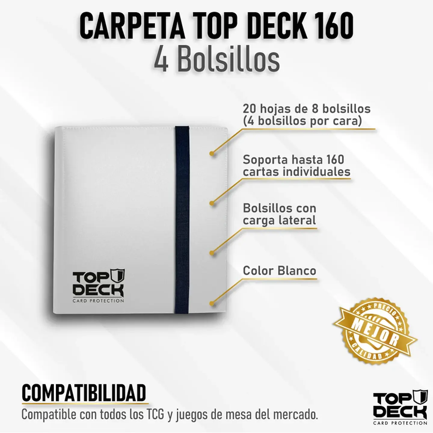 Carpeta TOPDECK 160 Blanco 1