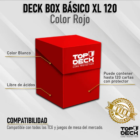 Portamazo TOPDECK XL Rojo