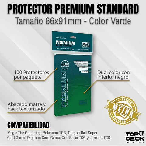 Protectores Premium TOPDECK Verde