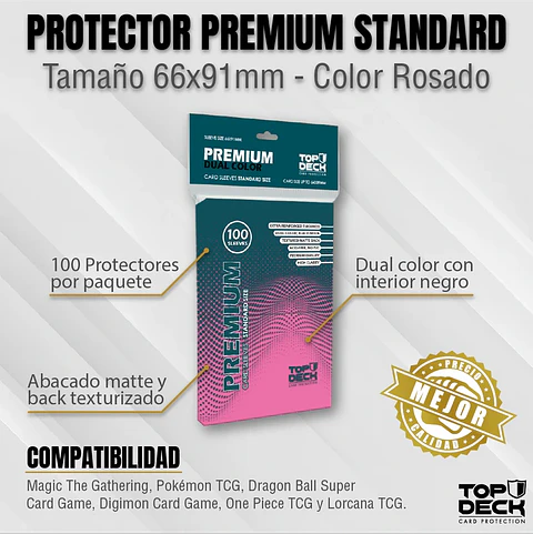 Protectores Premium TOPDECK Rosa