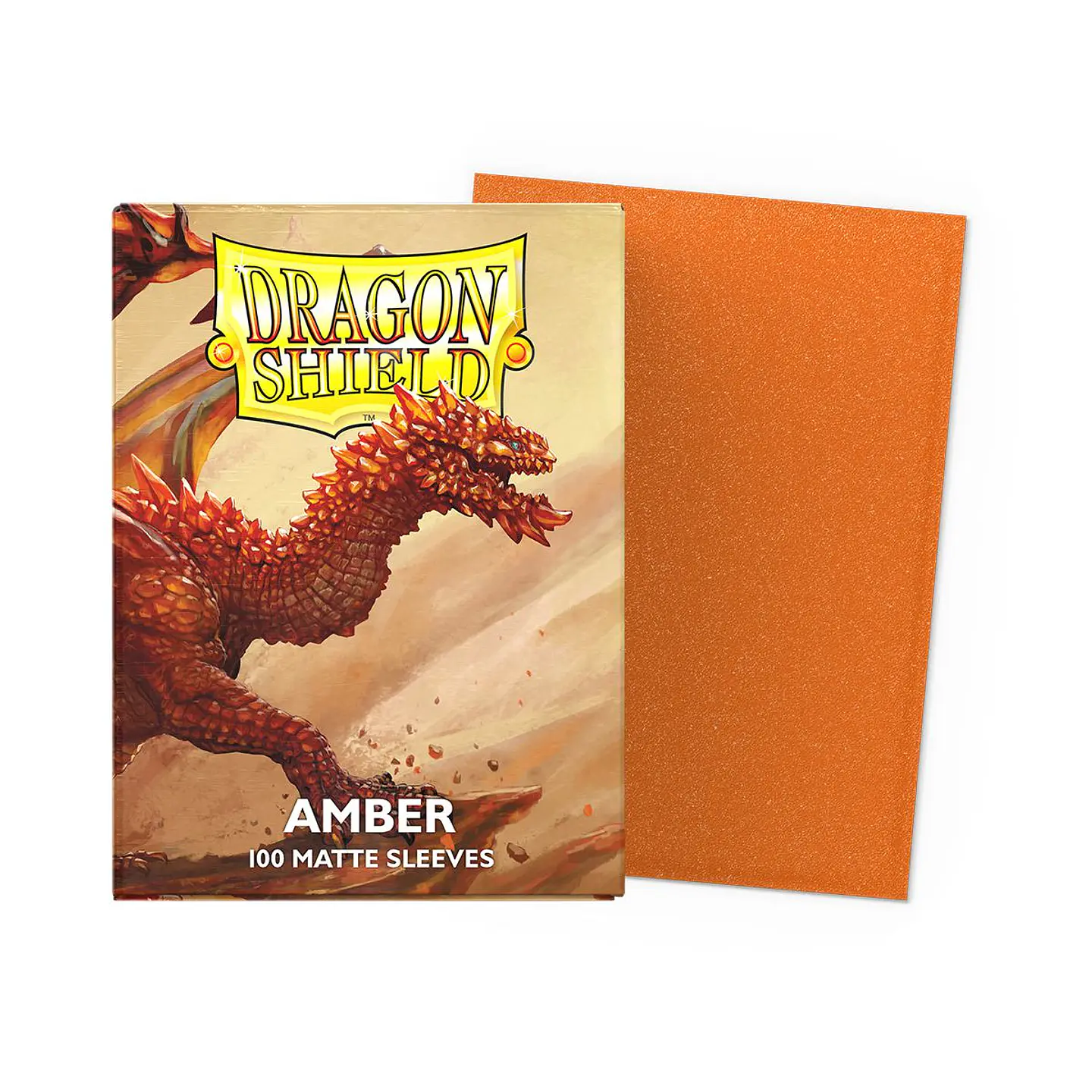 Dragon Shield Matte Amber 1