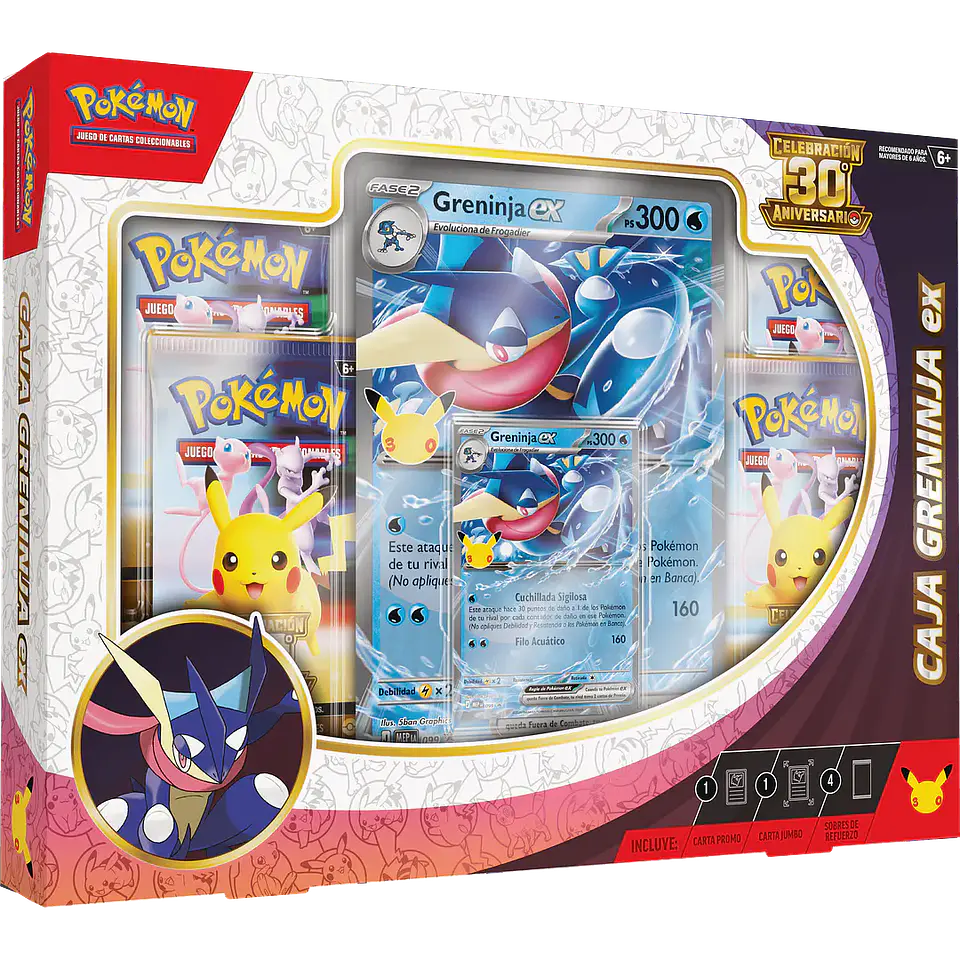 [PREVENTA] 30th Celebration Greninja ex Box Español 1