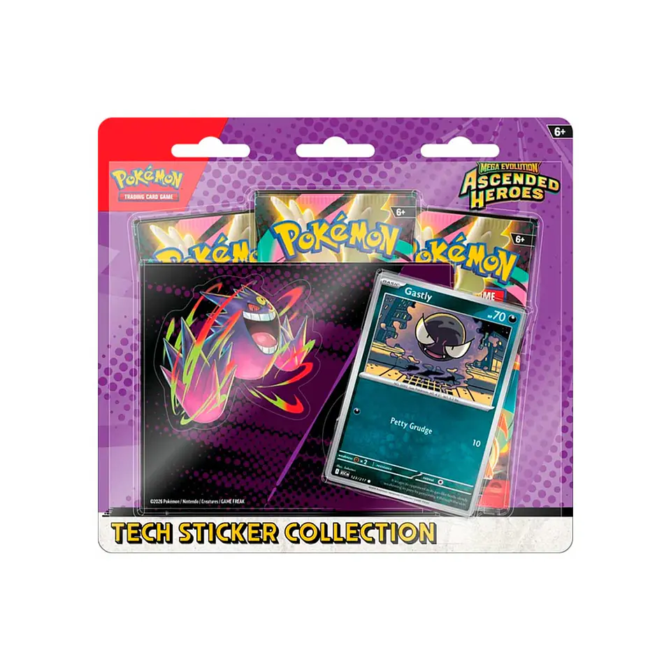 Blister Ascenso Heroico Gastly  Español  1