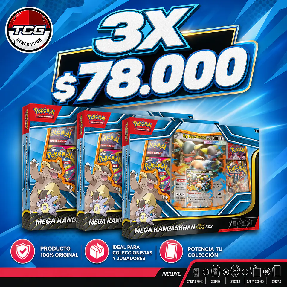 Caja Mega Kangaskhan x 3 1