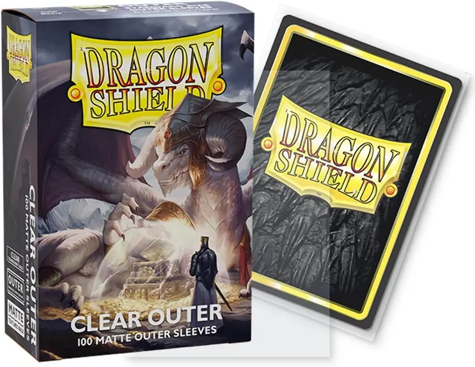 Dragon Shield Outer Sleeves - Clear  1
