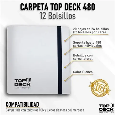 Carpeta TOPDECK 480 Blanco