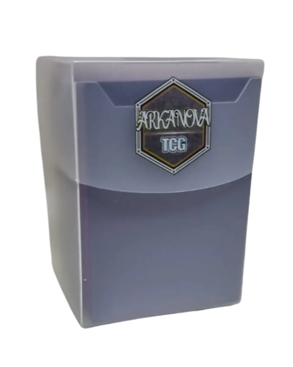 Deck Box + 100 Fundas Morado Matte Estándar  1