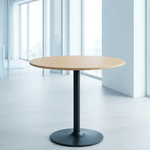 Mesa de Reunión Wood Redonda 80 cm
