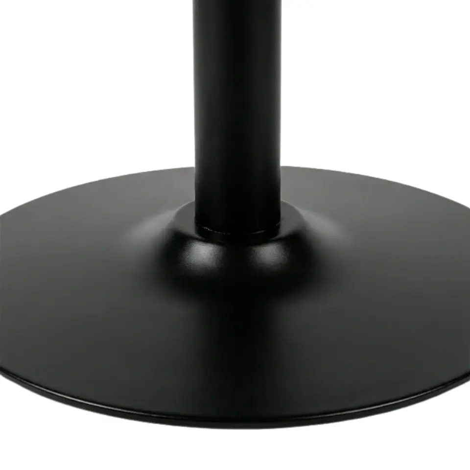 Mesa de Reunión Negra Redonda 100 cm 4