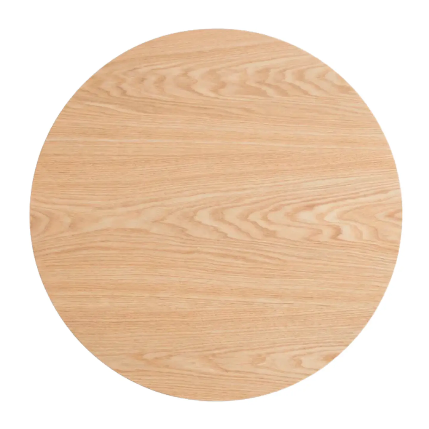 Comedor Reuniones Wood redondo 80 cm con 4 Sillas ISO Meeting Tela Lino Negras 7