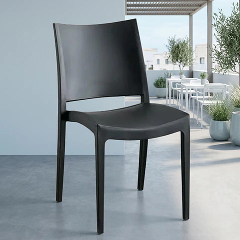 Silla de Terraza Casino - Negra