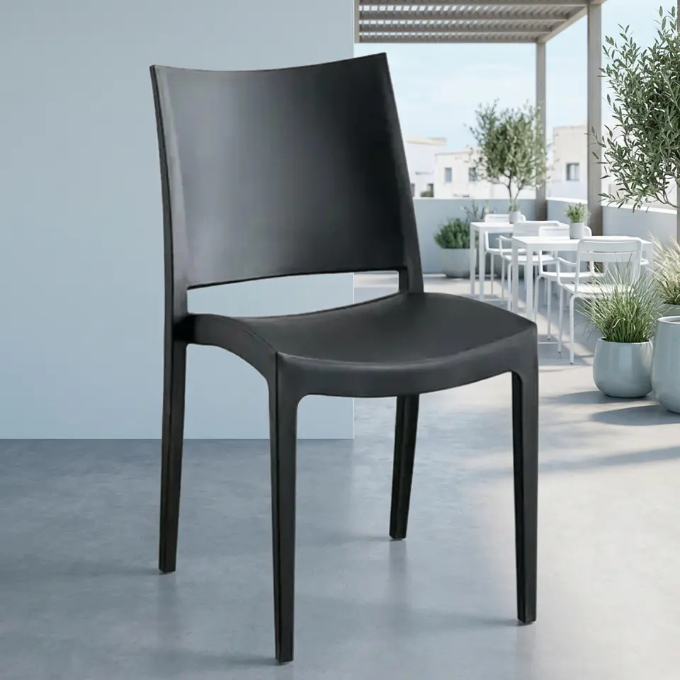 Silla de Terraza Casino - Negra 1