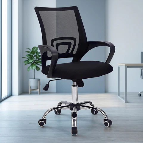Silla de Oficina Escritorio Ergonómica Básica