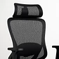 Silla de Oficina Escritorio Ergonométrica Negra - Con Soporte Lumbar - Miniatura 3